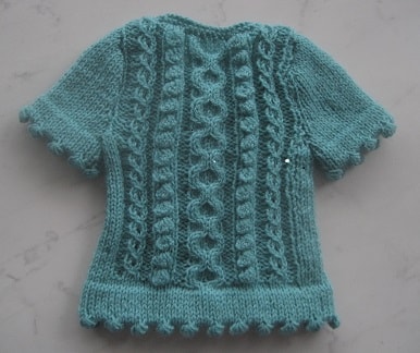 Baby Amelie Cardi Back View