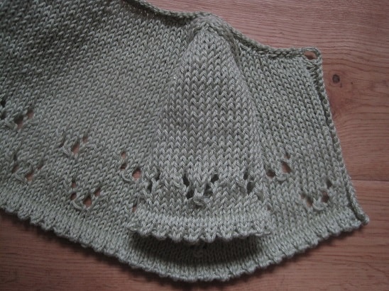 Baby Butterfly Cardi Sleeve Close Up
