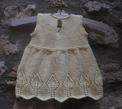 Baby Lucia Dress Back View