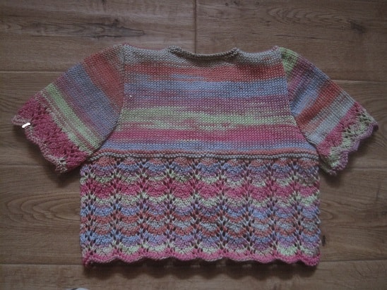 Baby Marguerite Cardi Back View
