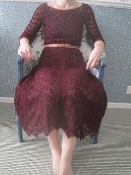 Ruby Lace Dress longer sleeves
