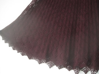 Ruby Lace Skirt Hem Close-up